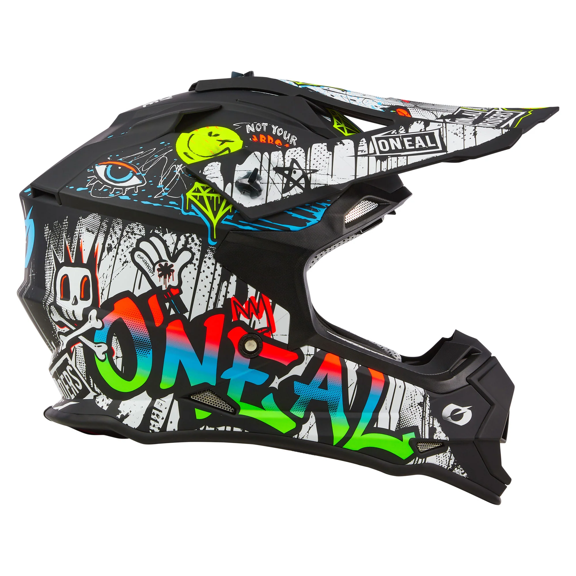 2 SRS Rancid Helmet Black/White - Image 3