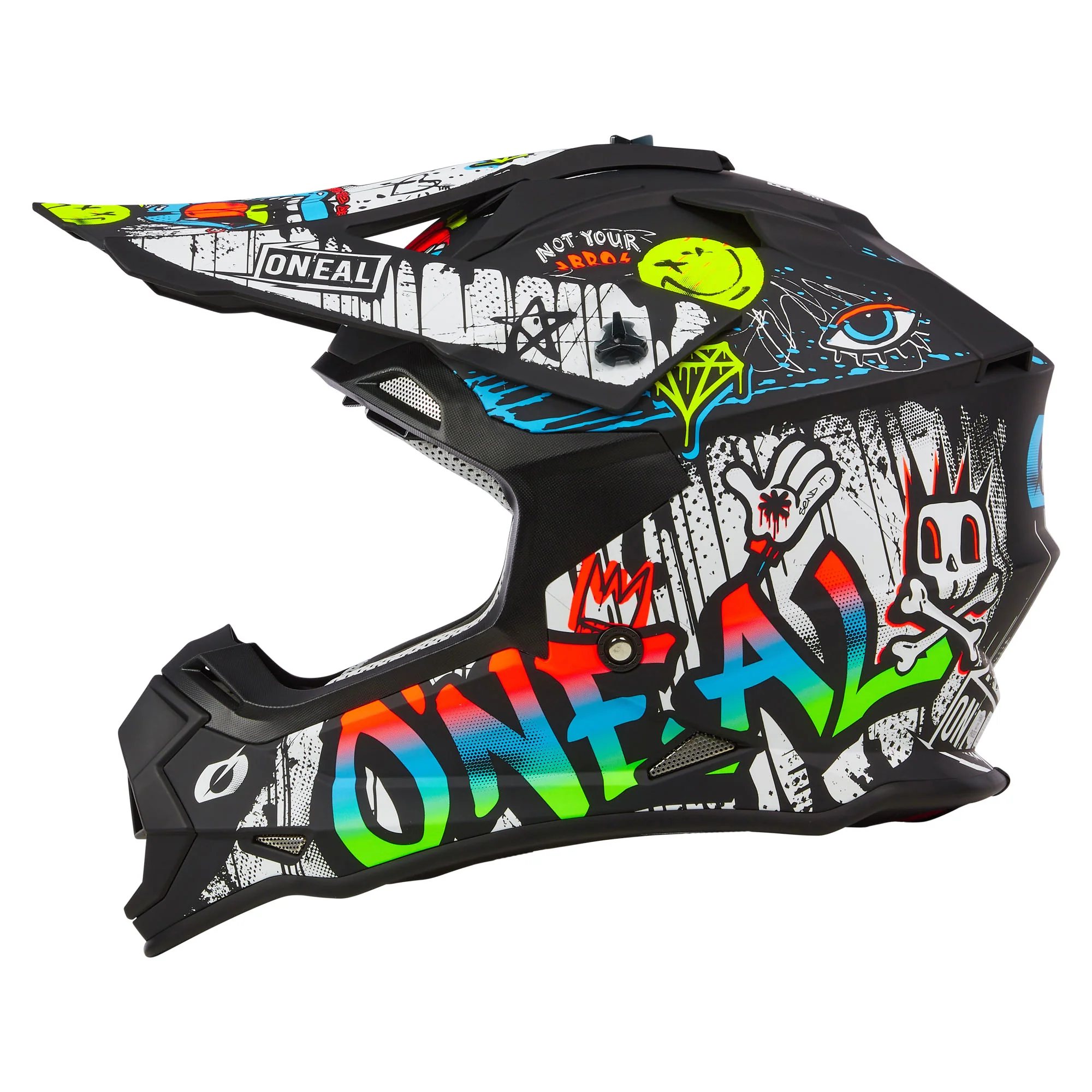 2 SRS Rancid Helmet Black/White - Image 4