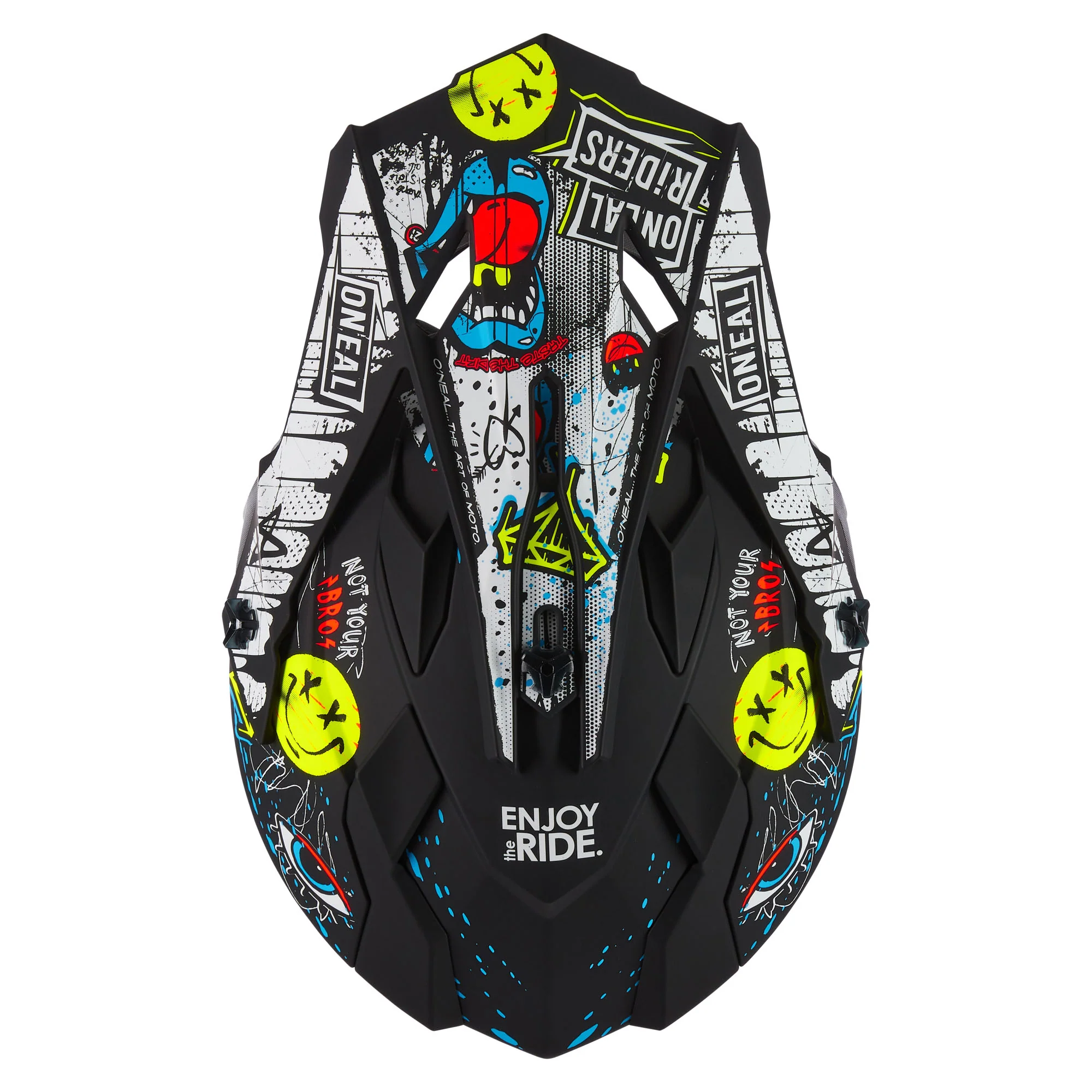 2 SRS Rancid Helmet Black/White - Image 5