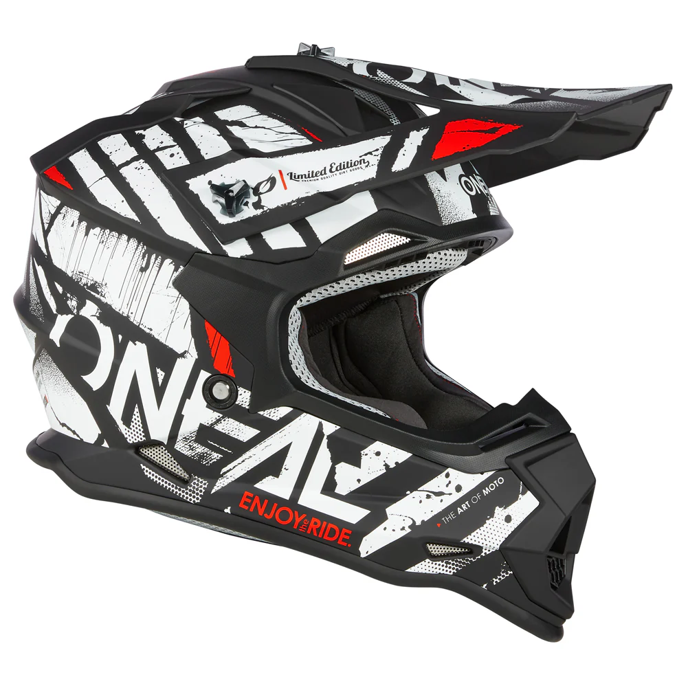 2 SRS Youth Glitch Helmet Black/White - Image 3