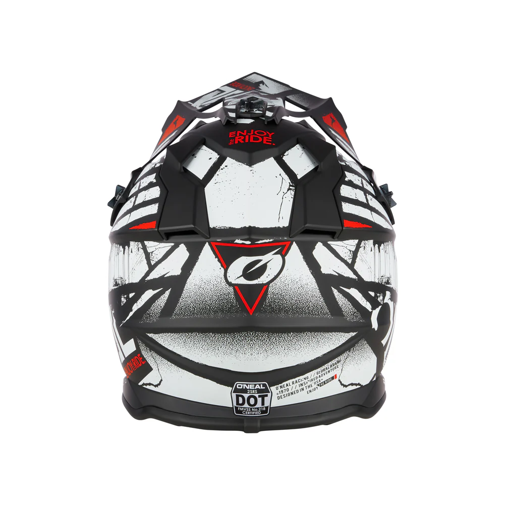 2 SRS Youth Glitch Helmet Black/White - Image 5