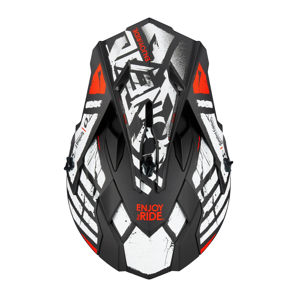 2 SRS Youth Glitch Helmet Black/White - Image 6