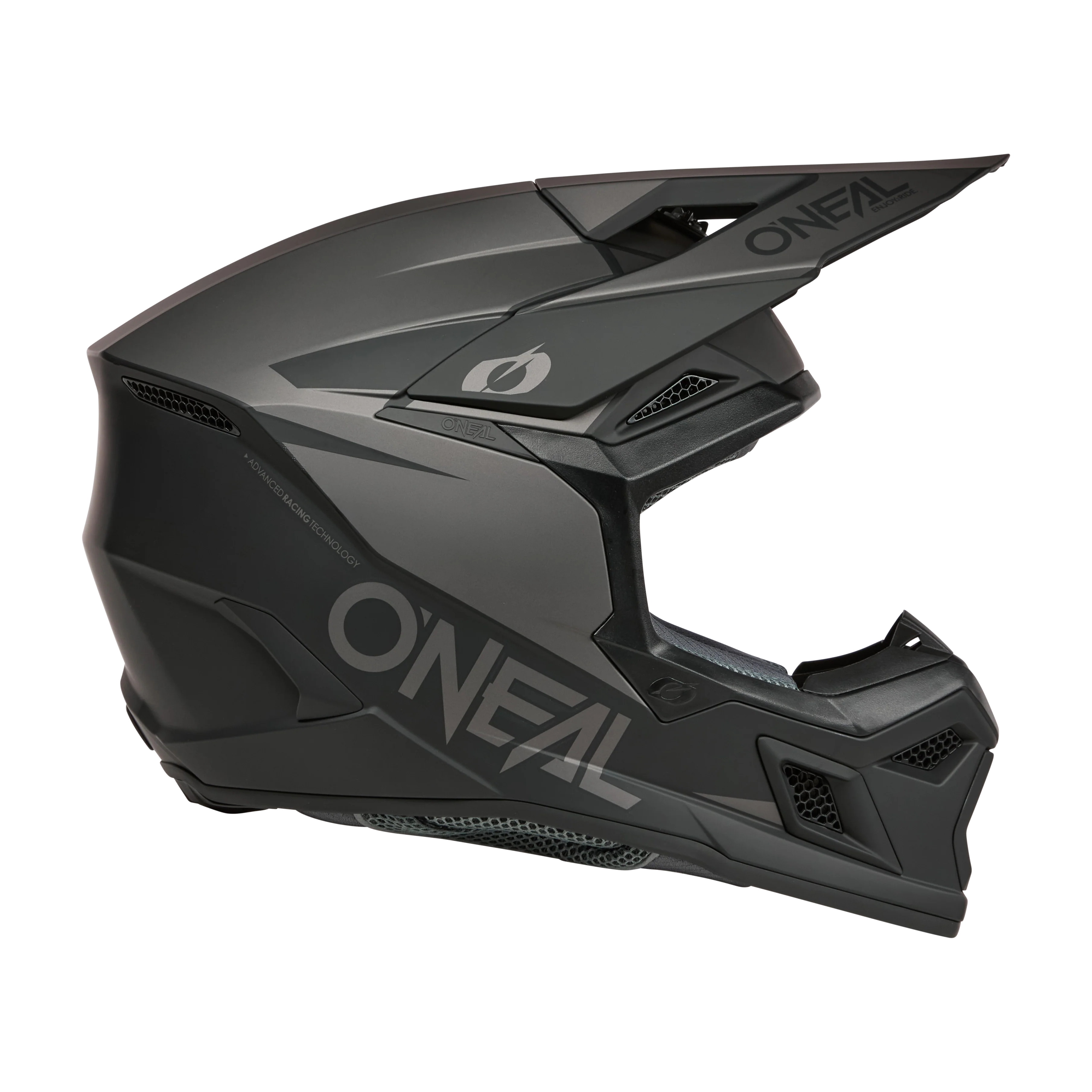 3 SRS Helmet Solid Black/Gray - Image 4