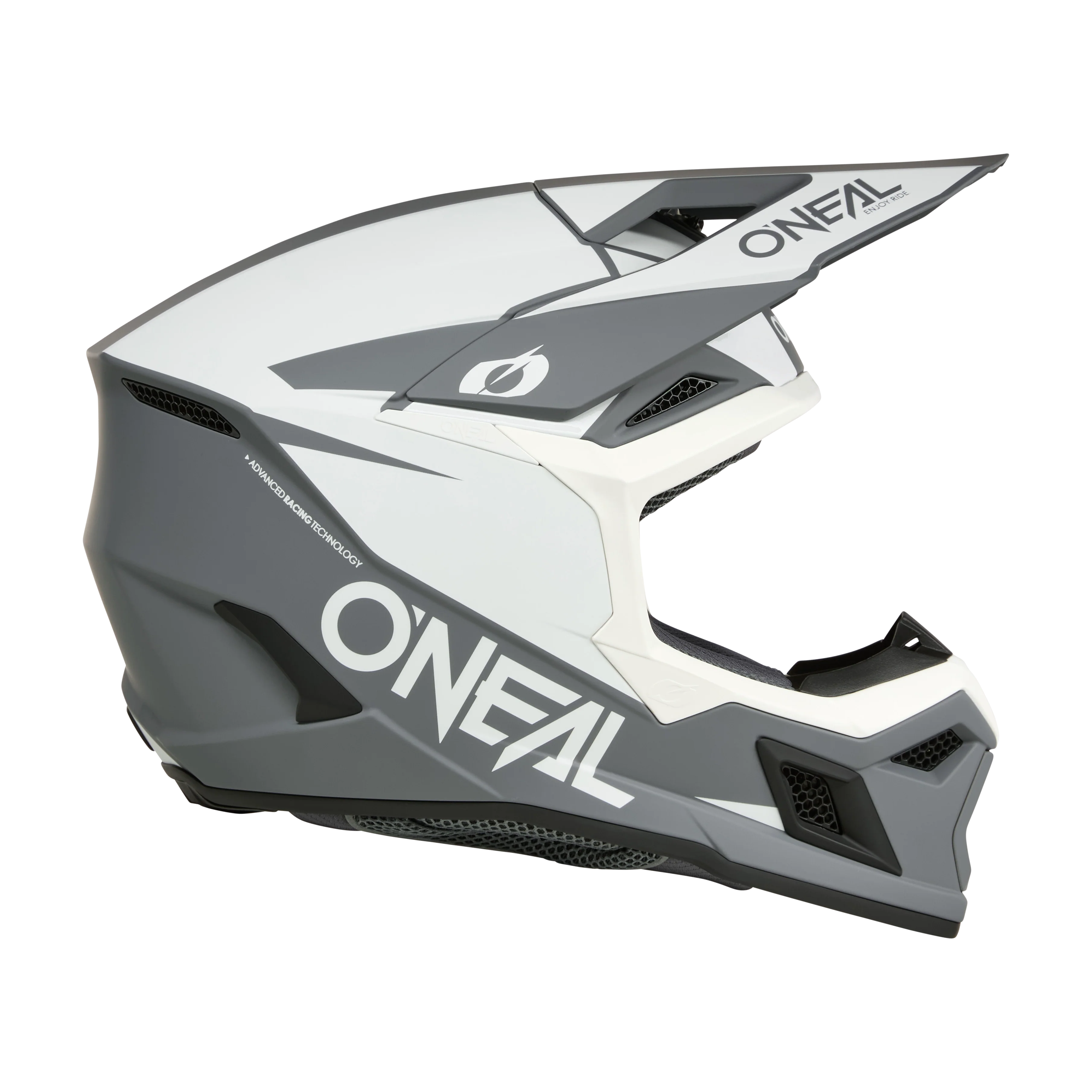 3 SRS Helmet Solid White/Black - Image 4