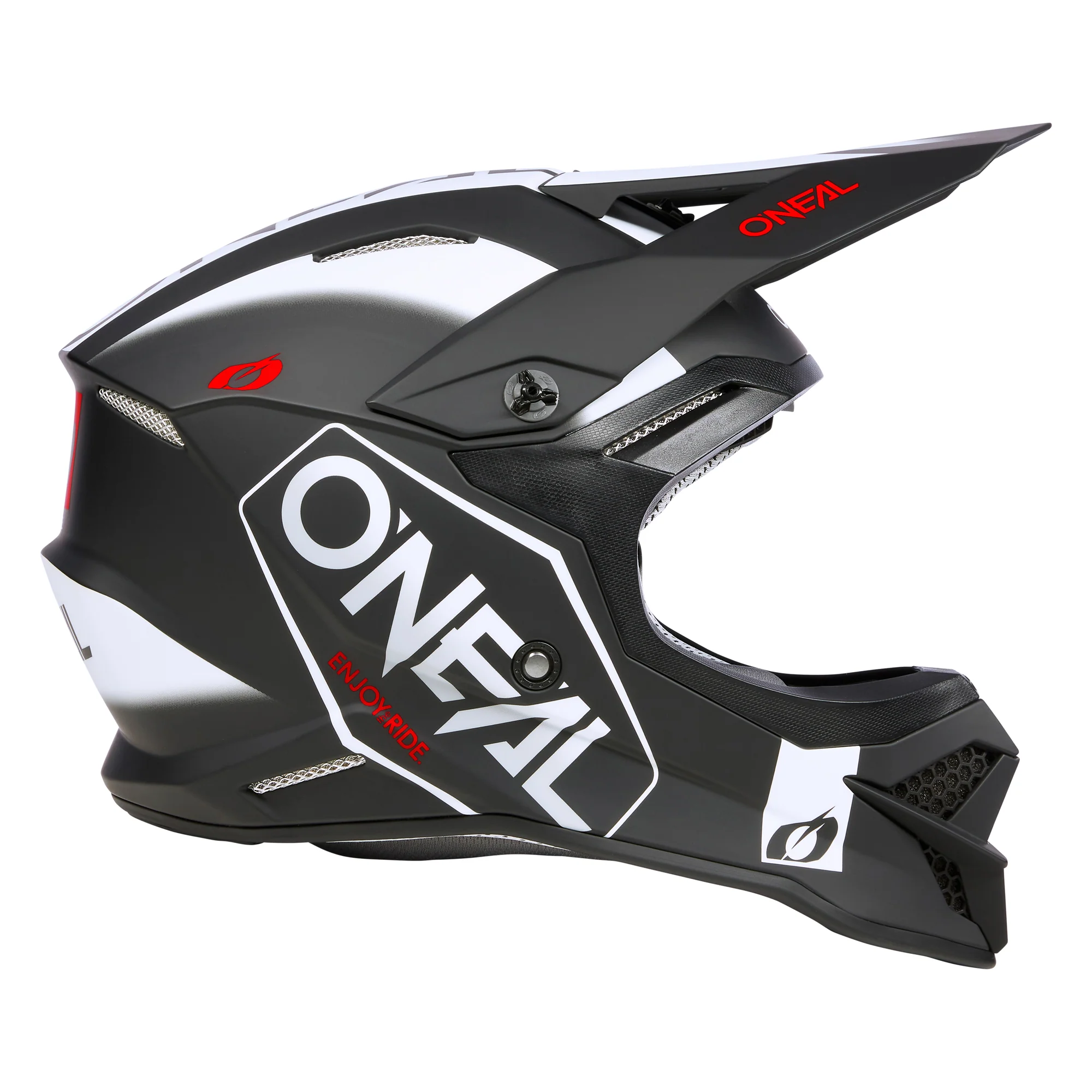 3 SRS Hexx Helmet Black/White - Image 4