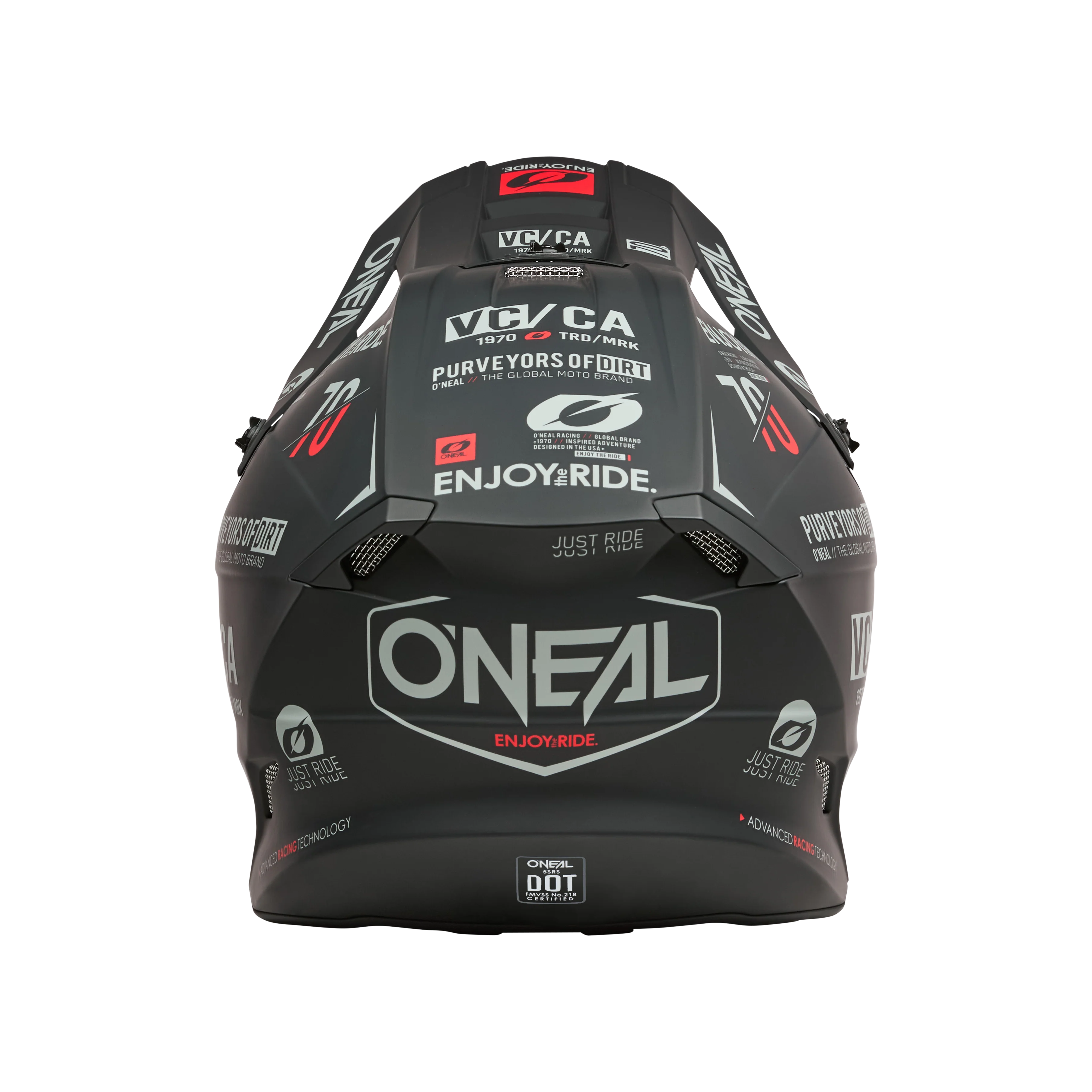 5 SRS Brand Helmet Black/Gray - Image 6