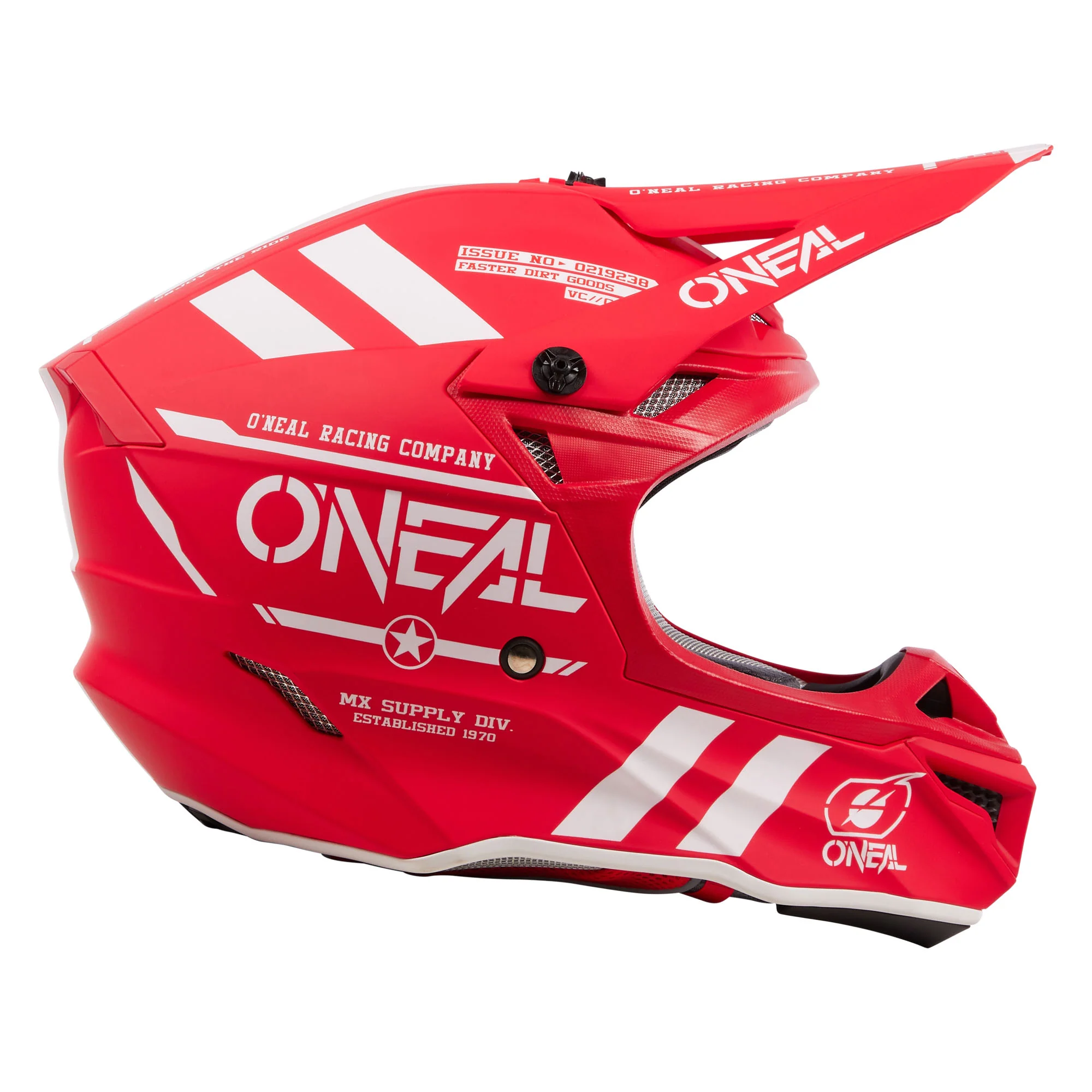 5 SRS Warhawk Helmet Red - Image 3
