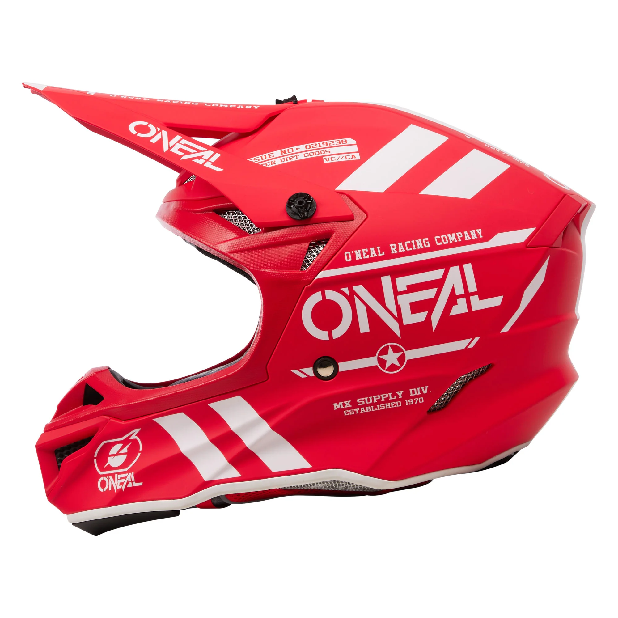 5 SRS Warhawk Helmet Red - Image 4