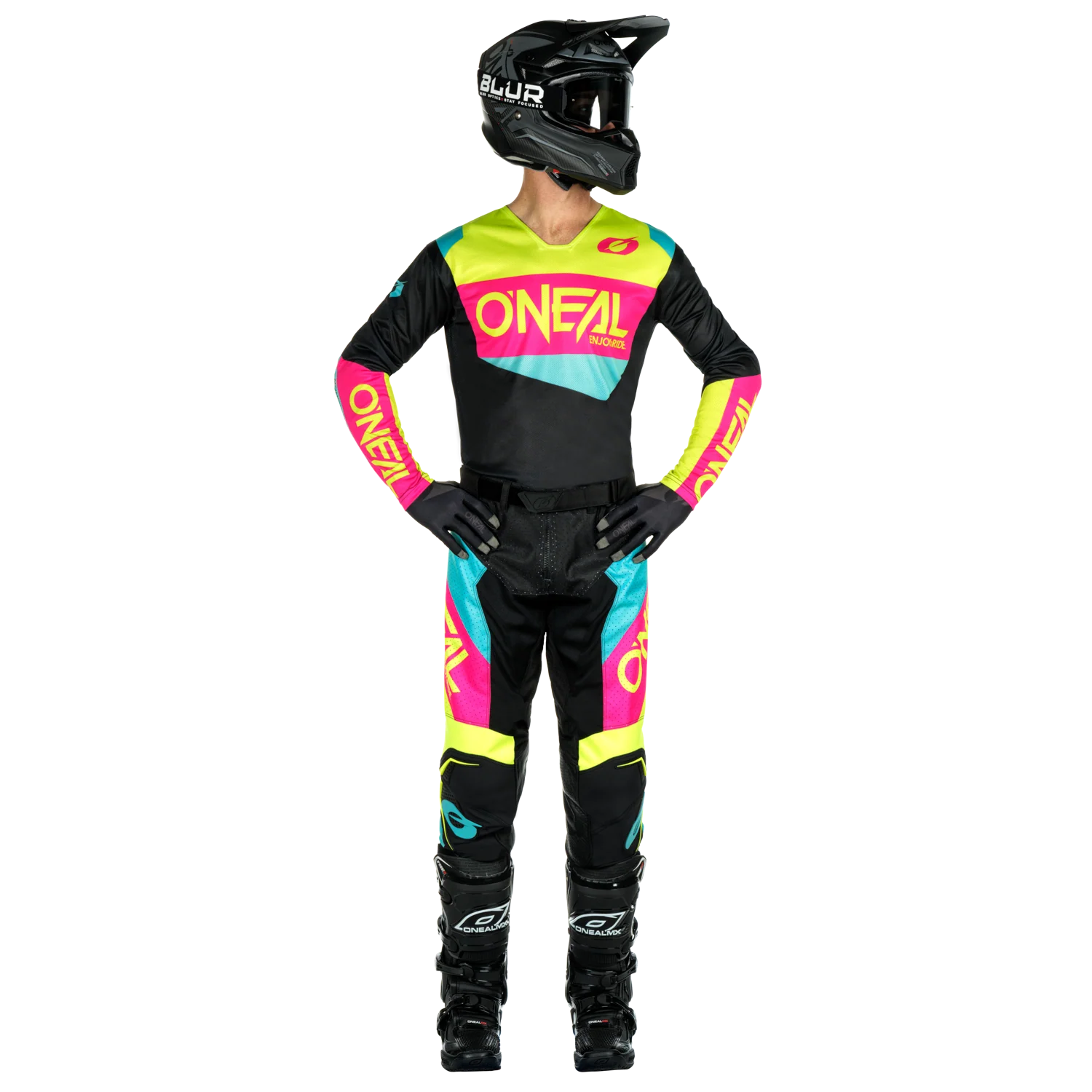Hardwear Air Slam Jersey Black/Neon/Pink - Image 3