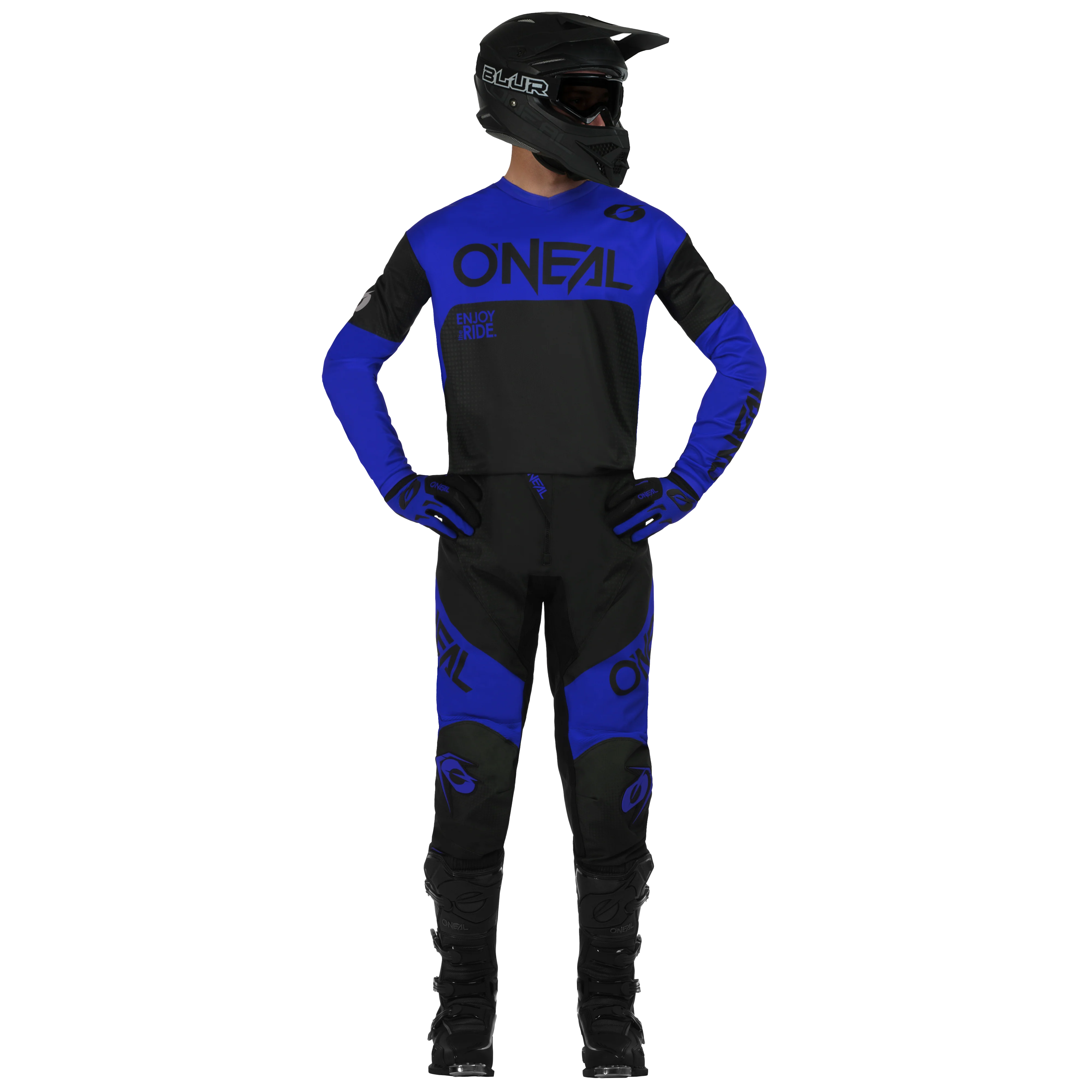 O'NEAL Element Racewear Pants Black/Blue - Image 3