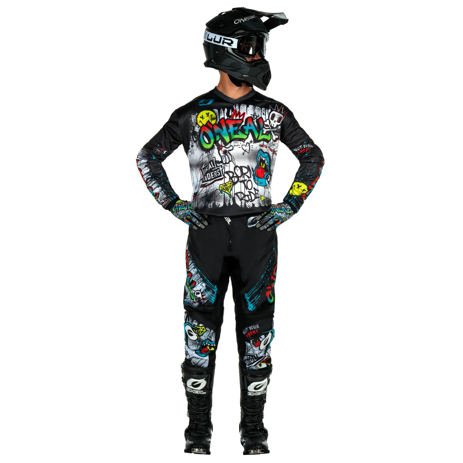 O'NEAL Element Rancid Pants Black/White - Image 3