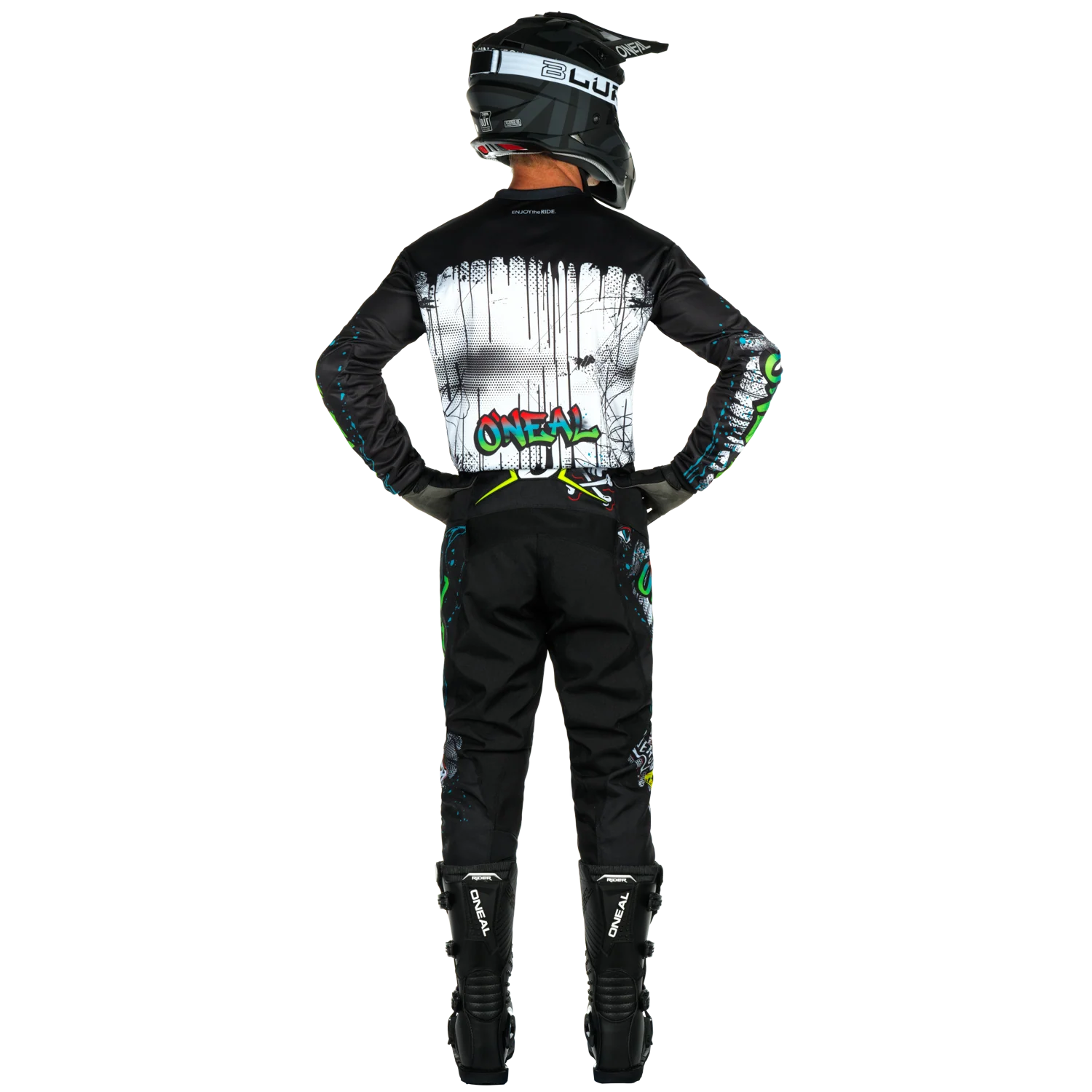 O'NEAL Element Rancid Pants Black/White - Image 4