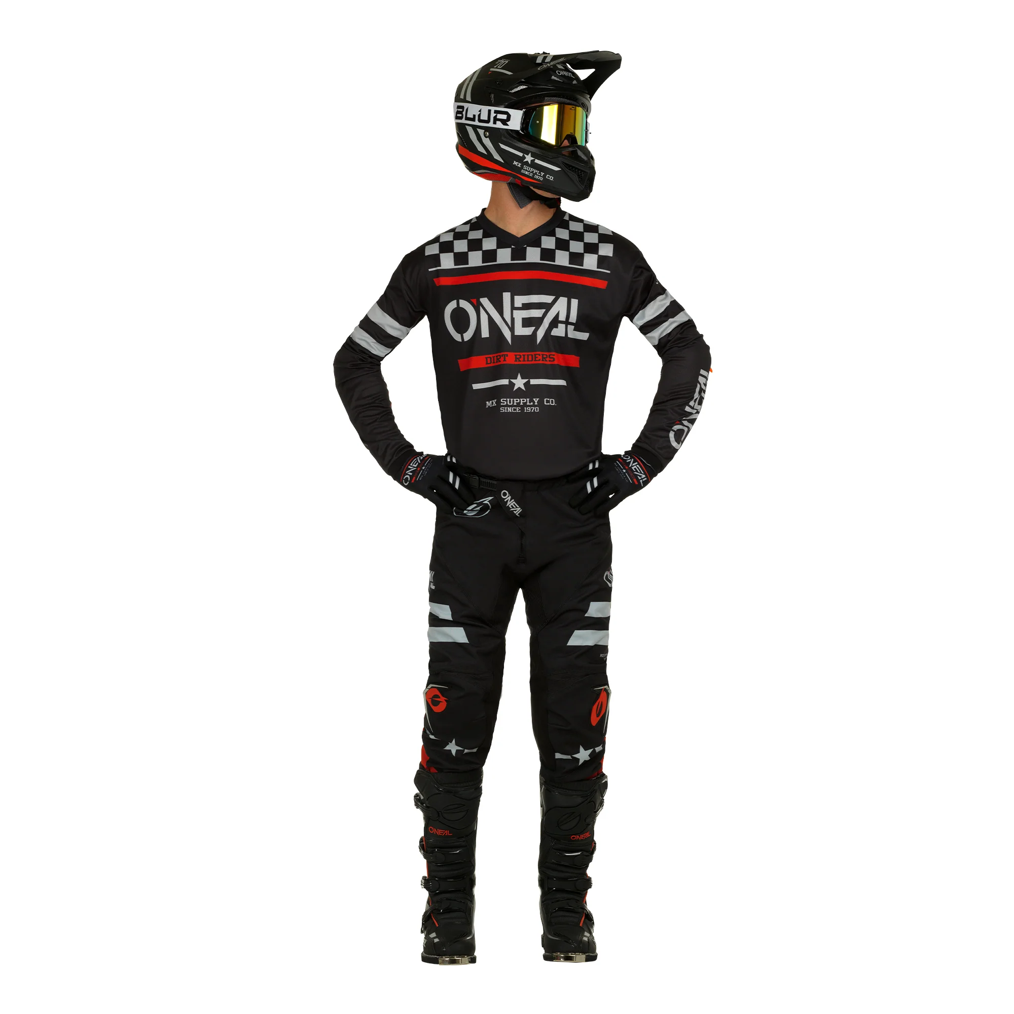 O'NEAL Youth Element Squadron Jersey Black/Gray - Image 3