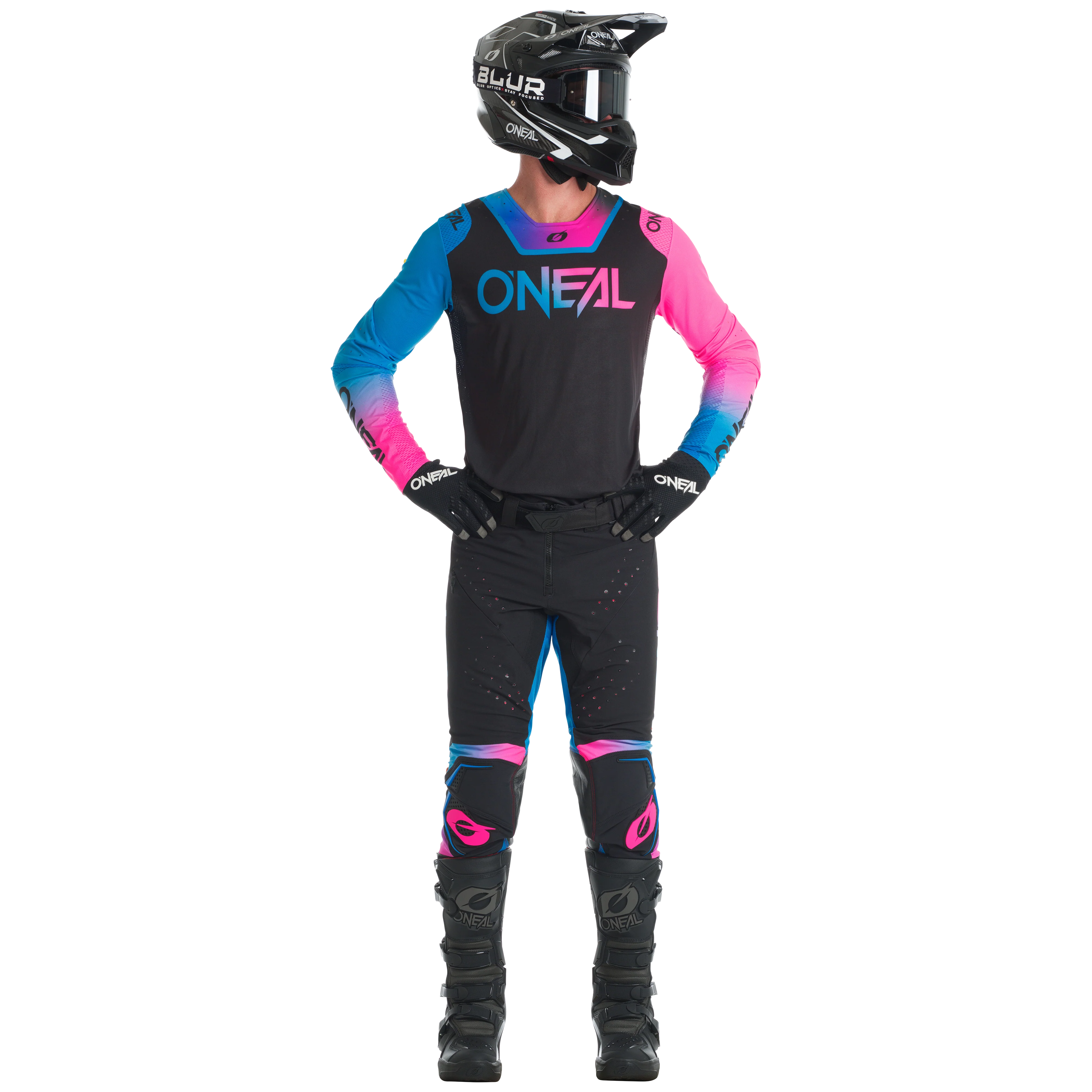 Prodigy Pant Black/Neon Pink - Image 3